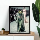 Quadro Decorativo Modelo De Perereca 45x34cm - Com Vidro Mold