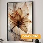 Quadro Decorativo Modelo Floral Abstrato 3 Telas De Parede Pa