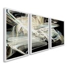 Quadro Decorativo Modelo Luzes Em Movimento Com 3 Telas Para