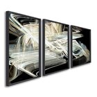 Quadro Decorativo Modelo Luzes Em Movimento Com 3 Telas Para