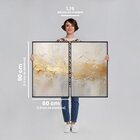 Quadro Decorativo Modelo Rústico Com 2 Telas De Parede Para S