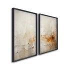 Quadro Decorativo Modelo Rústico Com 2 Telas De Parede Para S