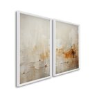 Quadro Decorativo Modelo Rústico Com 2 Telas De Parede Para S