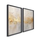 Quadro Decorativo Modelo Rústico Com 2 Telas De Parede Para S