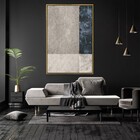 Quadro Decorativo Moderno Abstrato Texturas Com Moldura E Sem