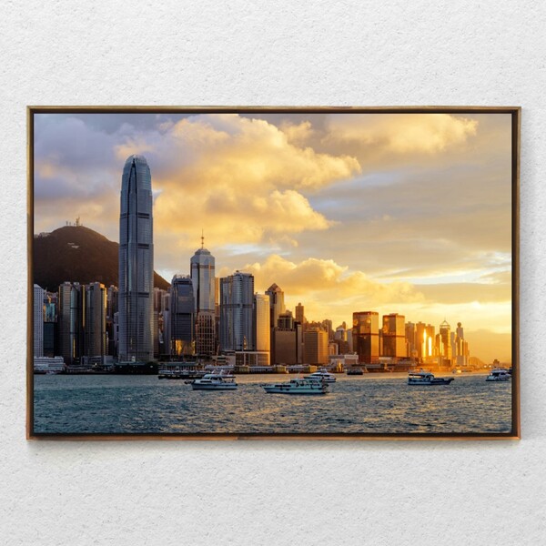 Quadro Decorativo Moderno Abu Dhabi Com Moldura E Sem Vidro 9