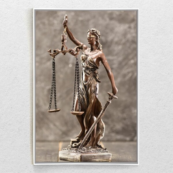 Quadro Decorativo Moderno Advocacia Com Moldura E Sem Vidro 9