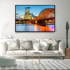 Quadro Decorativo Moderno Catedral De Colônia Com Moldura E S