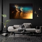 Quadro Decorativo Moderno Dente De Leão Sem Moldura E Sem Vid