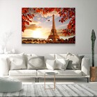 Quadro Decorativo Moderno Eiffel Tower França Sem Moldura E S