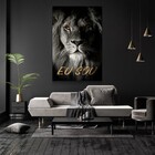 Quadro Decorativo Moderno Eu Sou Sem Moldura 80x120 Sem Vidro