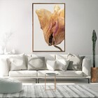 Quadro Decorativo Moderno Flor Seca Com Moldura E Sem Vidro 9