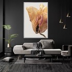 Quadro Decorativo Moderno Flor Seca Com Moldura E Sem Vidro 9