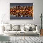 Quadro Decorativo Moderno Gantry Plaza State Park Com Moldura