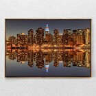 Quadro Decorativo Moderno Gantry Plaza State Park Com Moldura