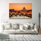 Quadro Decorativo Moderno Paisagem Roma Sem Moldura E Sem Vid
