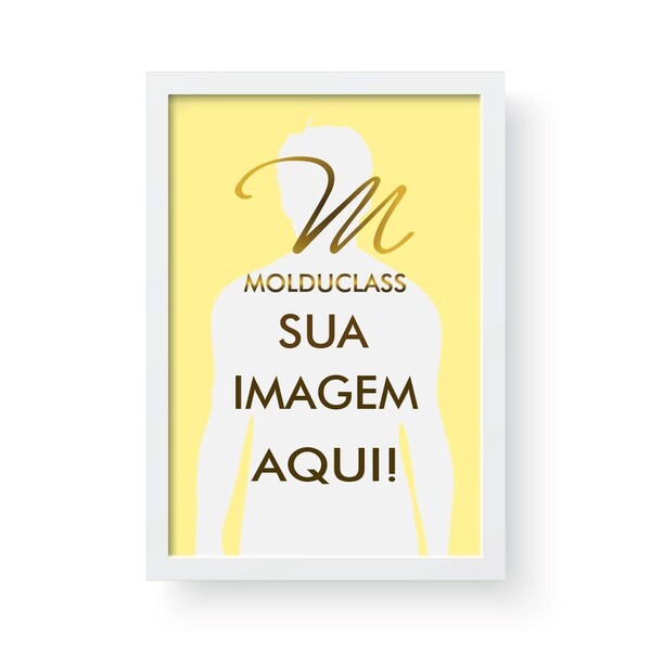 Quadro Decorativo Moldura A3 Impressão Personalizada Fotos