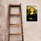 Quadro Decorativo Mona Lisa Fiona 33x24cm Moldura Branca