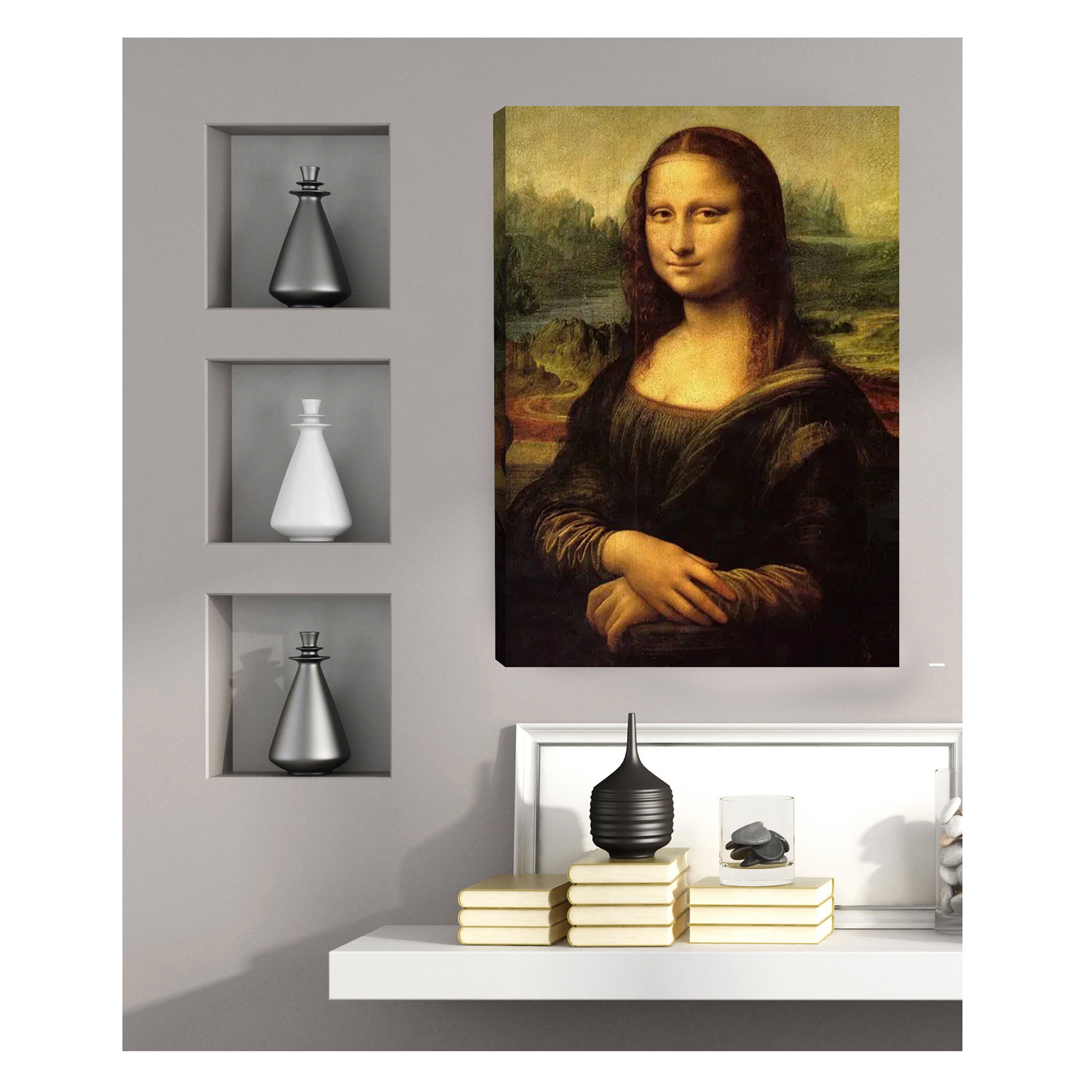 Quadro Decorativo Monalisa Vertical 60x80cm | Leroy Merlin