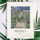 Quadro Decorativo Monet The Artis´s garden 24x18cm Moldura:ma