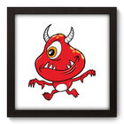 Quadro Decorativo - Monstrinho - 22cm X 22cm - 041qdip