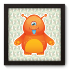 Quadro Decorativo - Monstrinho - 22cm X 22cm - 045qdip