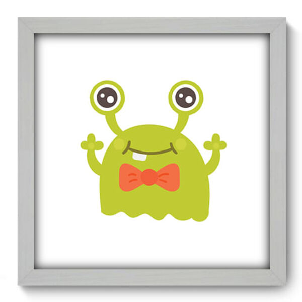 Quadro Decorativo - Monstrinho - 33cm X 33cm - 147qdbb