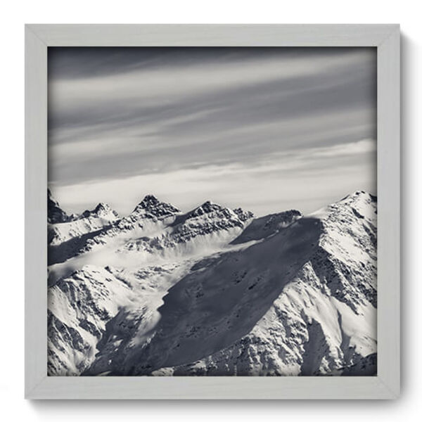 Quadro Decorativo - Montanha - 33cm X 33cm - 055qnpbb