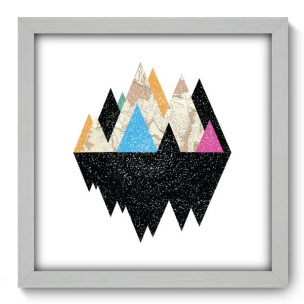 Quadro Decorativo - Montanha - 33cm X 33cm - 164qnabb