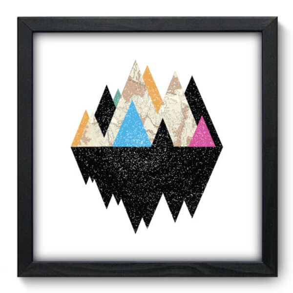 Quadro Decorativo - Montanha - 33cm X 33cm - 164qnabp