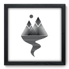 Quadro Decorativo - Montanha - 33cm X 33cm - 166qnabp