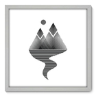 Quadro Decorativo - Montanha - 50cm X 50cm - 166qnacb