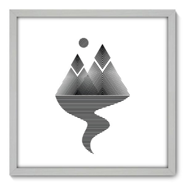 Quadro Decorativo - Montanha - 50cm X 50cm - 166qnacb