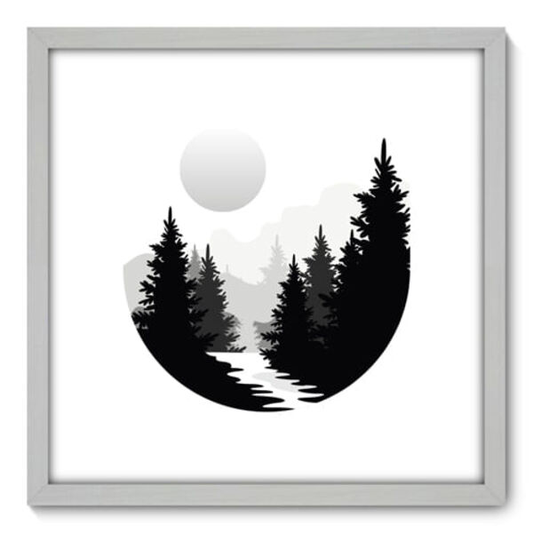 Quadro Decorativo - Montanha - 50cm X 50cm - 170qnacb