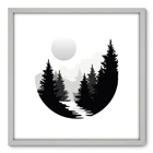 Quadro Decorativo - Montanha - 70cm X 70cm - 170qnadb