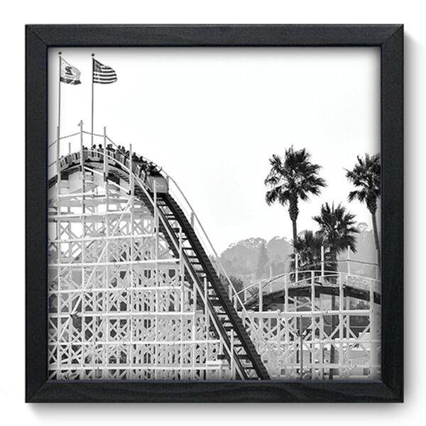 Quadro Decorativo - Montanha Russa - 33cm X 33cm - 118qdpp
