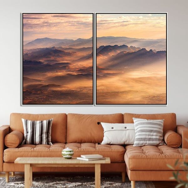 Quadro Decorativo Montanhas  50x70 Quarto Sala