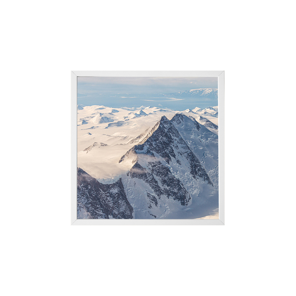 Quadro Decorativo Montanhas I 30x30cm Marrom