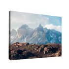 Quadro Decorativo Montanhas Nevadas Patagônia