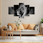 Quadro Decorativo Mosaico Nunca Foi Sorte