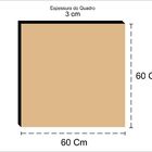 Quadro Decorativo Mosaico Pão  Café E Padaria 60x180 Cm