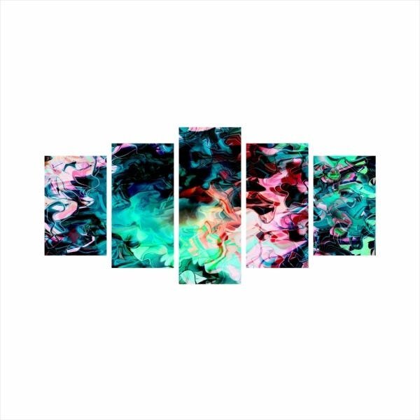 Quadro Decorativo Mosaico Tendenci Abstrato - Be Color