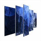 Quadro Decorativo Mosaico Tendenci Abstrato - Blue Motion