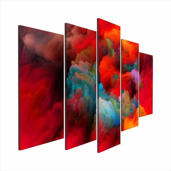 Quadro Decorativo Mosaico Tendenci Abstrato - Composição