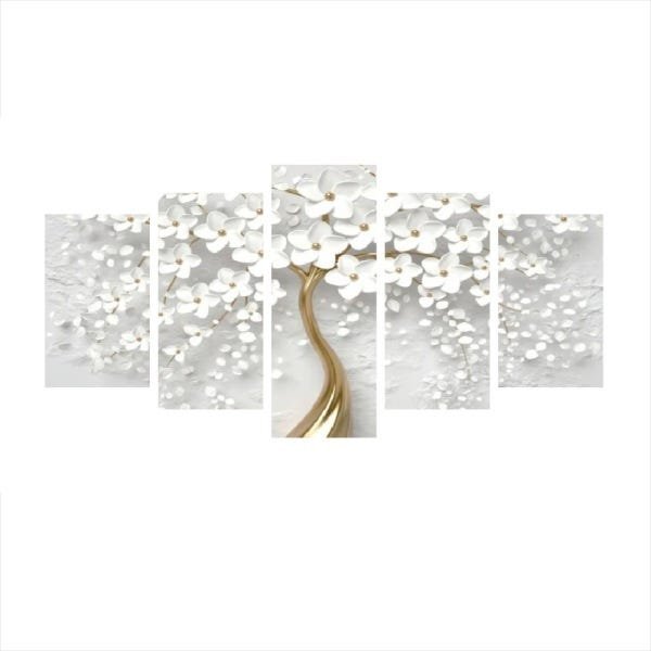 Quadro Decorativo Mosaico Tendenci Abstrato - Flower Tree