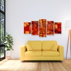 Quadro Decorativo Mosaico Tendenci Abstrato Gital - 133x63cm