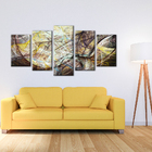 Quadro Decorativo Mosaico Tendenci Abstrato Modern Lines - 13