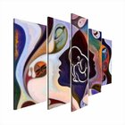 Quadro Decorativo Mosaico Tendenci Abstrato - Nascimento Astr