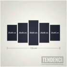 Quadro Decorativo Mosaico Tendenci Abstrato - Paint Balloons