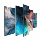 Quadro Decorativo Mosaico Tendenci Abstrato Percepção - 133x6